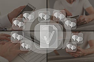 Concept of message content control