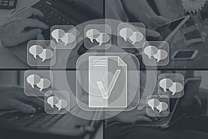 Concept of message content control