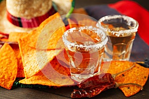 Concept of Mexico food, Mexico cuisine snack and drink