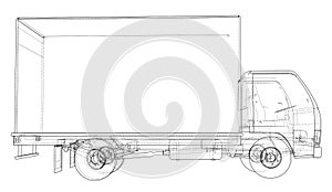 Concept mini truck sketch