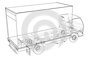 Concept mini truck sketch