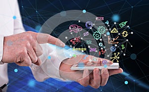 Concept of mobile apps