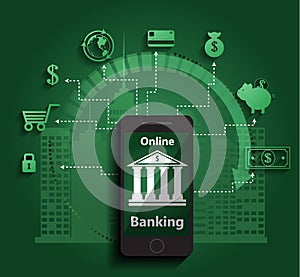 Concept for mobile banking and online payment