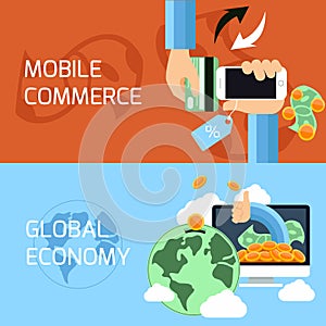 Concept for mobile commerce and global economy