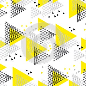 Concept modern style geometry design seamless pattern.