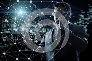 Concept of modern technologies innovative in business