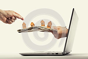 Concept of modern technologies in real estate industry