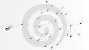 Concept of network - 3D Rendering photo