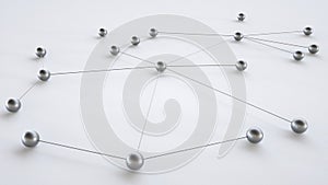 Concept of network - 3D Rendering photo