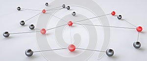 Concept of network - 3D Rendering photo