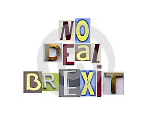 Concept No deal Brexit