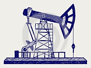 Concept of oil industry