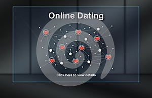 Concept of online dating