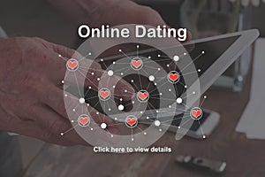 Concept of online dating