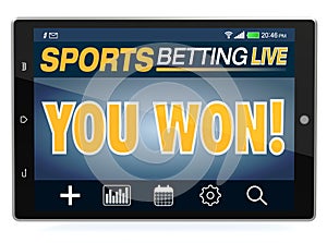 Concept of online sport bets