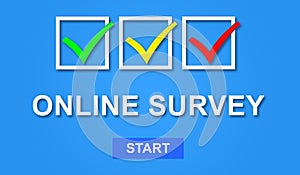 Concept of online survey