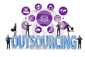 Concept of outsourcing in modern business