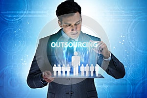 Concept of outsourcing in modern business