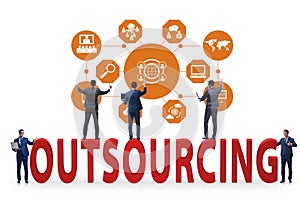 Concept of outsourcing in modern business