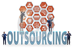 Concept of outsourcing in modern business