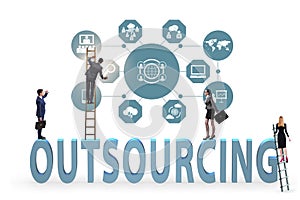 Concept of outsourcing in modern business