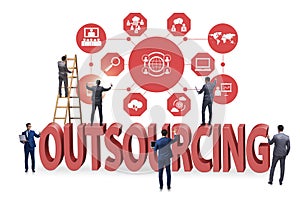 Concept of outsourcing in modern business