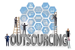 Concept of outsourcing in modern business