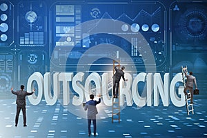 Concept of outsourcing in modern business