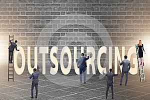 Concept of outsourcing in modern business