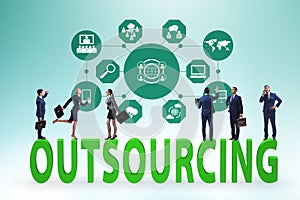 Concept of outsourcing in modern business