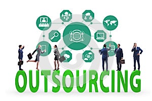 Concept of outsourcing in modern business