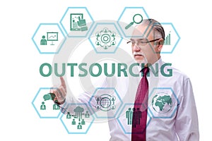 Concept of outsourcing in modern business