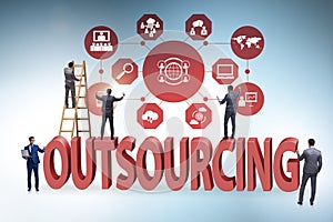 Concept of outsourcing in modern business