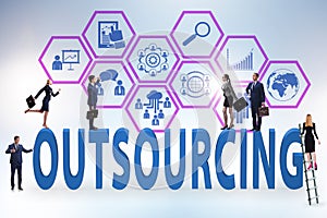 Concept of outsourcing in modern business