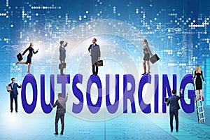 Concept of outsourcing in modern business