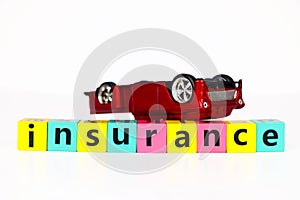 Car insurance concept. photo