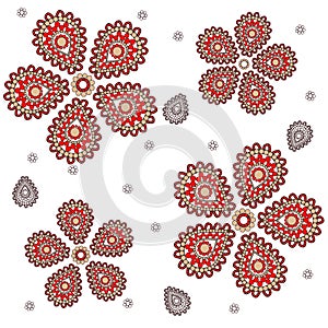 A concept for printing on fabric vector illustration