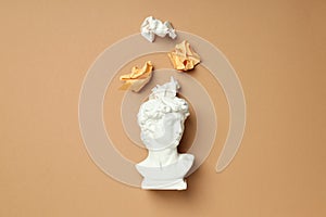 Concept of problems with memory, amnesia disease