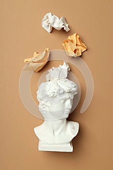 Concept of problems with memory, amnesia disease