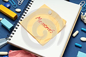 Concept of problems with memory, amnesia disease