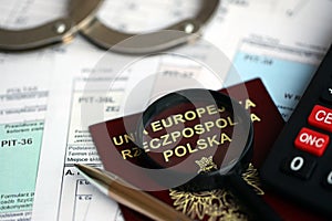 Concept of problems and troubles during tax reporting and taxpaying in poland