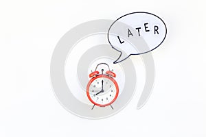 Concept of procrastination and time management