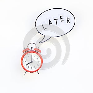 Concept of procrastination and time management