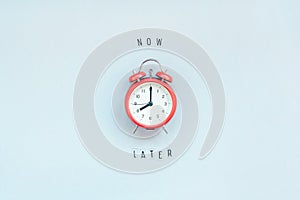 Concept of procrastination and time management