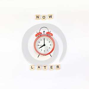 Concept of procrastination and time management