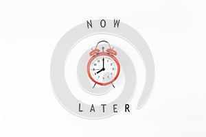 Concept of procrastination and time management