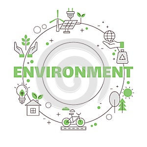 Concept of protecting the natural environment