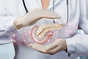 The concept of protection of the pancreas photo