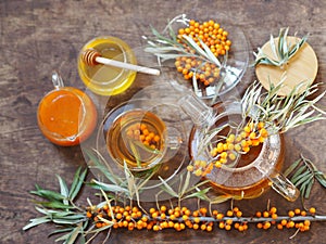 The concept of the protection and treatment of influenza with folk remedies using the beneficial sea buckthorn berries