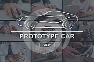 Concept of prototype car